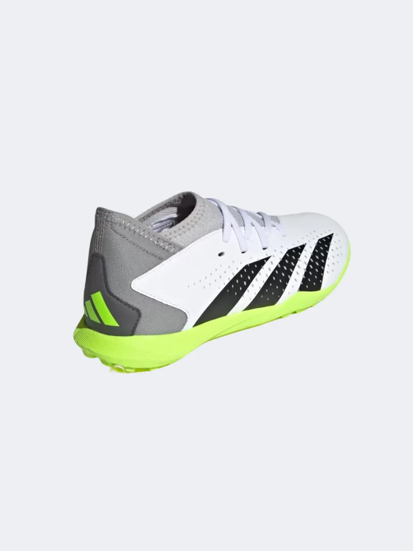 Adidas Predator Accuracy.3 Kids Turf Shoes Cloud White/ Lemon Performance Turf