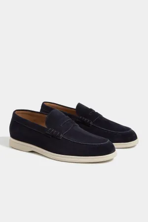 Blue penny loafers - Made in Italy Walk Long Active Wear