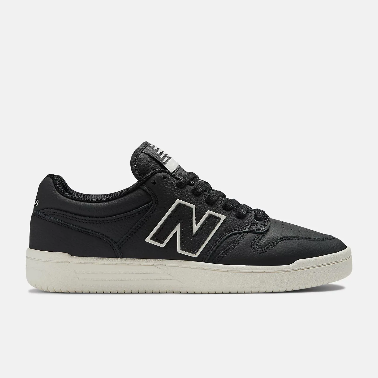 Soft Lining New Balance Numeric 480 Skateboard Shoes - Black With Sea Salt