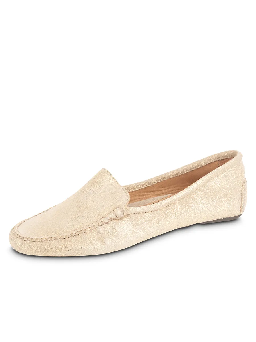 Jillian Driving Moccasin in Suede synthetic leather