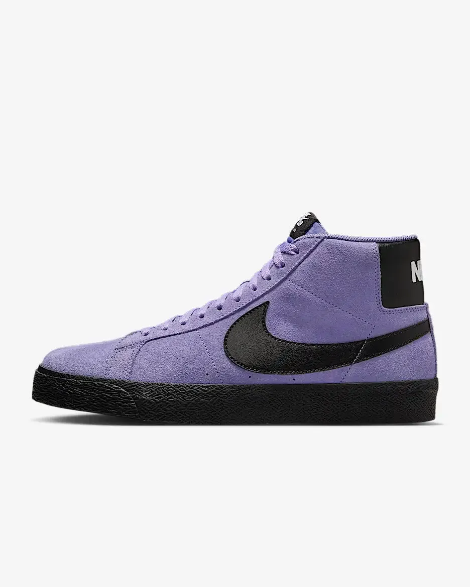 Nike SB Zoom Blazer Mid Shoes - Dusty Amethyst/Black Padded Midsole