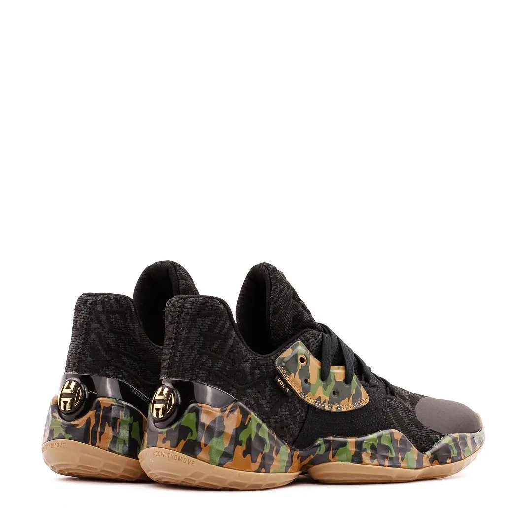 All-Day Stability Stain   Resistant Adidas Basketball James Harden Vol. 4 Black Camo EF1259