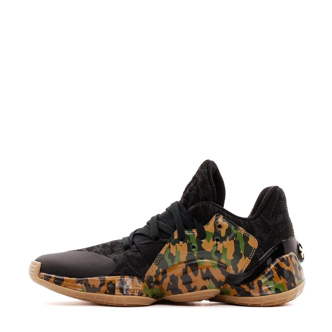 Adidas Basketball James Harden Vol. 4 Black Camo EF1259 Heat Sealed Technology Mid Top