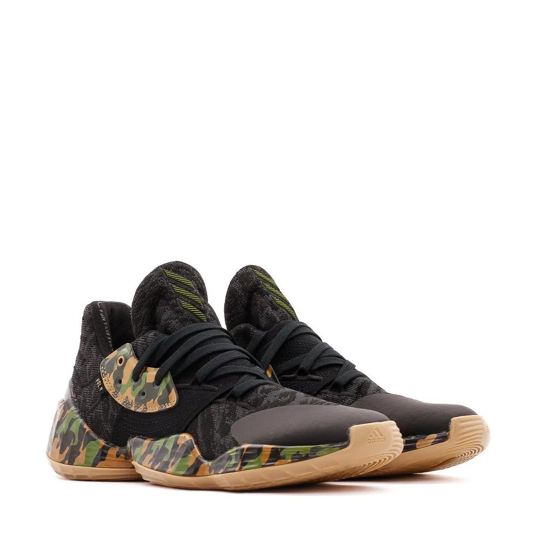 Adidas Basketball James Harden Vol. 4 Black Camo EF1259 All-Purpose Cushioning