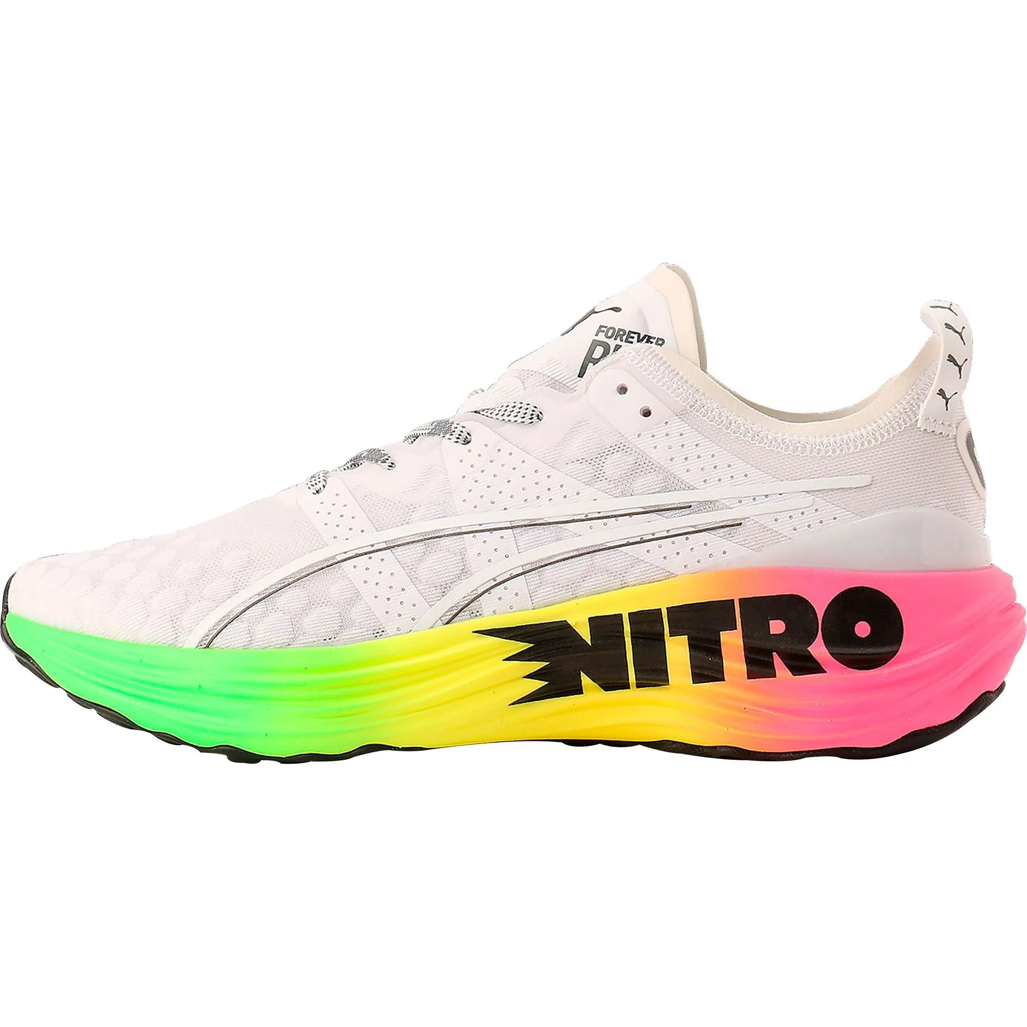 Waterproof Outdoor Travel Puma ForeverRun Nitro Mens Running Shoes - White
