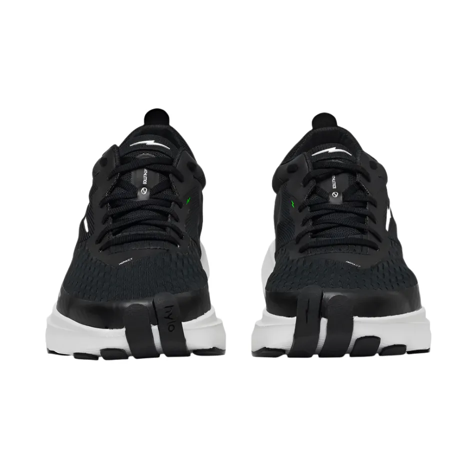 simple design shoes BreathableLining Hylo Unisex Impact Running Shoes in Black/White