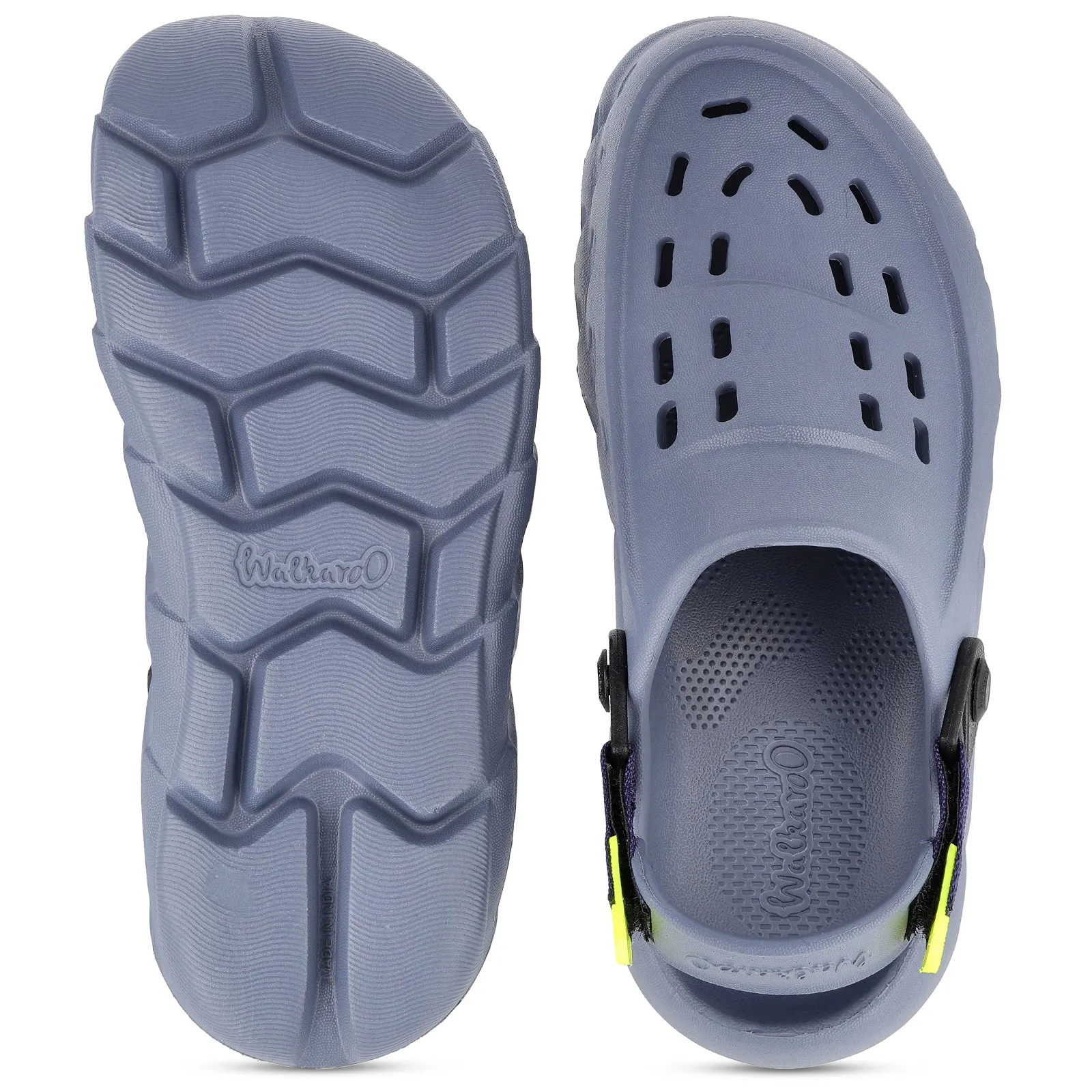 Comfortable Travel Sandals Men's Clogs  -  WC8814 Cool Grey
