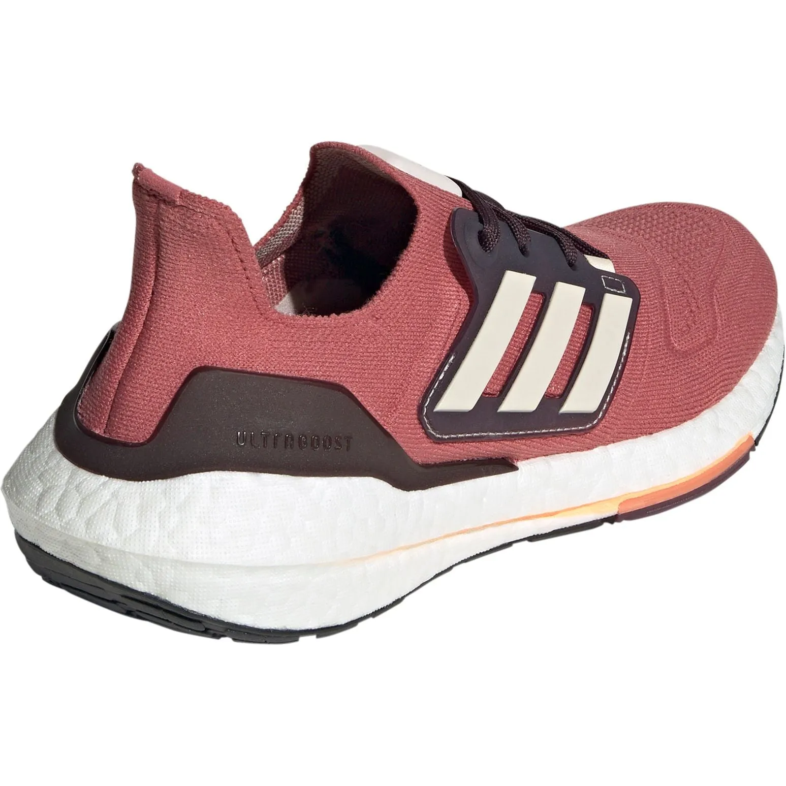 adidas Ultra Boost 22 Womens Running Shoes - Red Eco Friendly Minimalist Fans Lightweight Form Casual Wear
