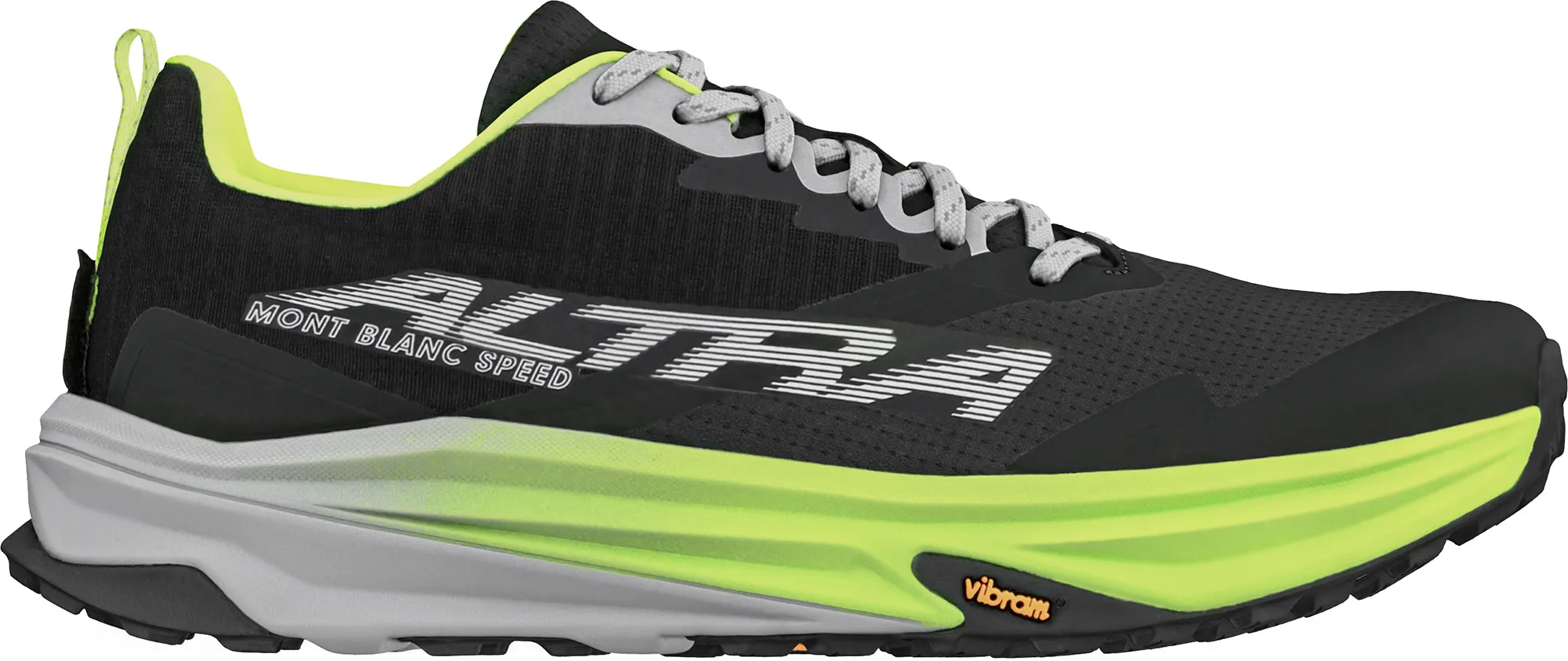 Altra Mont Blanc Speed Mens Trail Running Shoes - Black Sole Soft Ergonomic Wellness Seekers