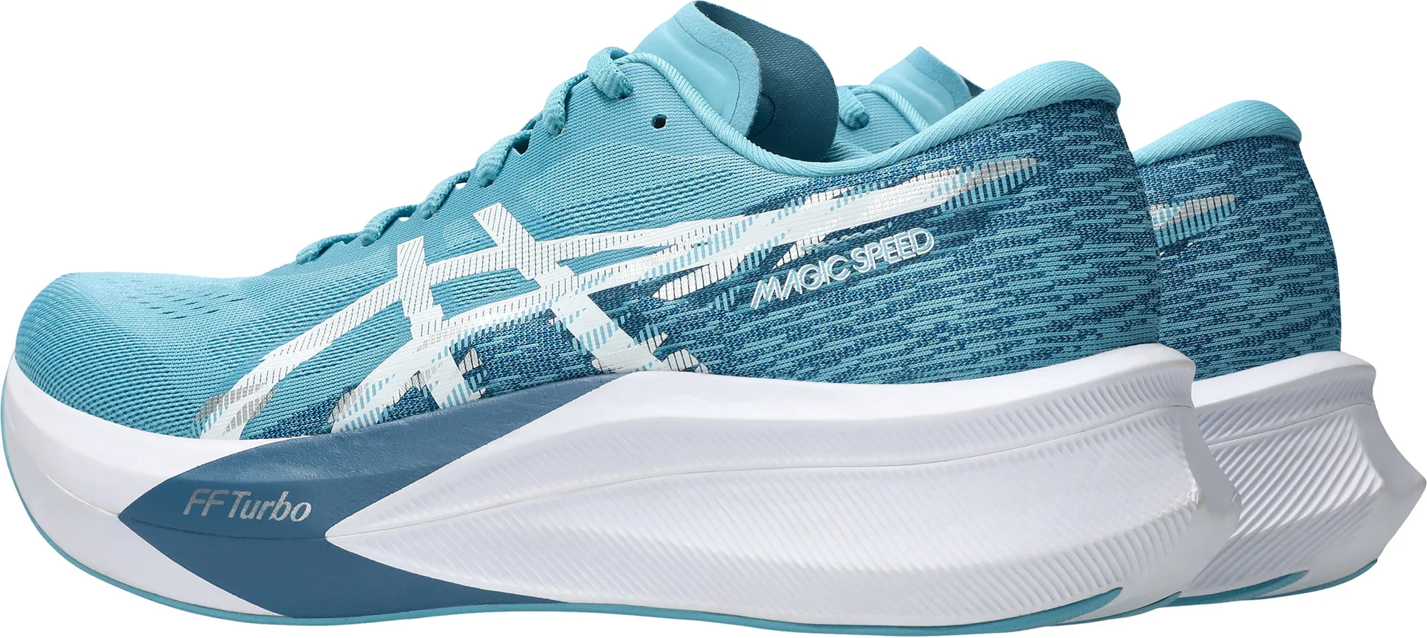 Firm Ground Rain Safe Asics Magic Speed 4 Mens Running Shoes - Blue