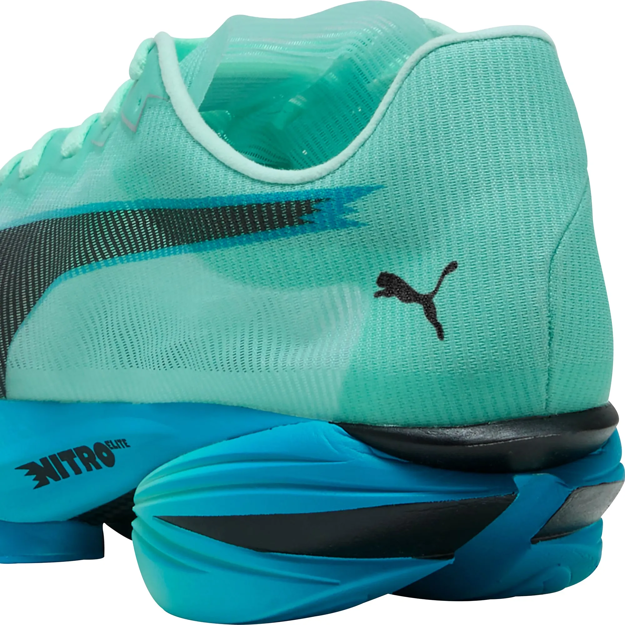 synthetic leather Modern Edge Puma Fast-R Nitro Elite 3 Mens Running Shoes - Green