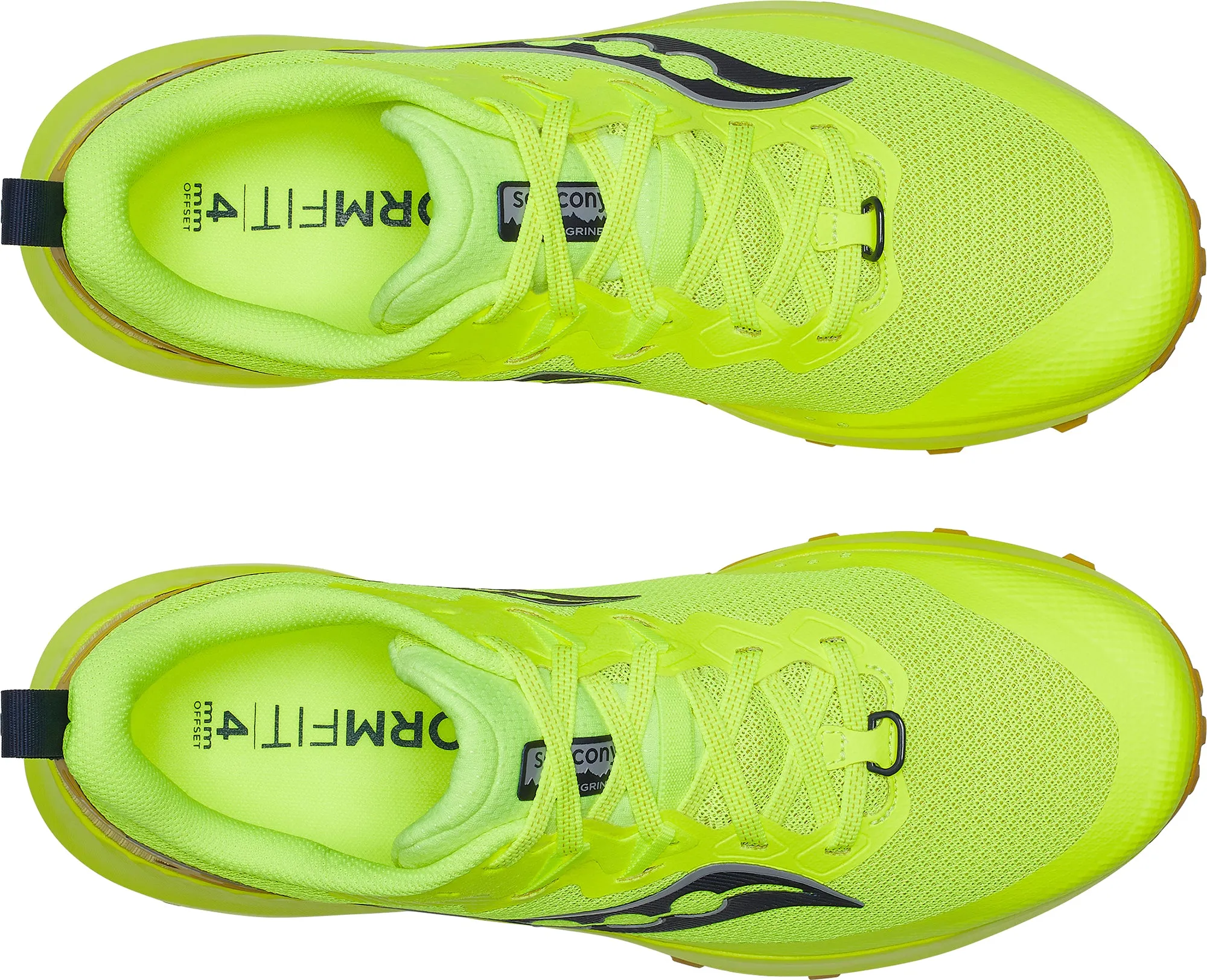 Soft Picnic Easy Saucony Peregrine 14 Mens Trail Running Shoes - Yellow