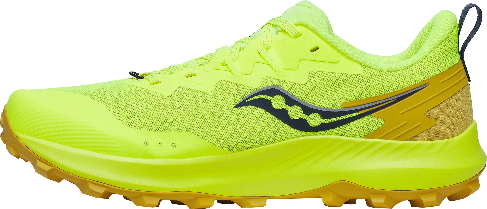 Beauty Walk Rain Safe Saucony Peregrine 14 Mens Trail Running Shoes - Yellow