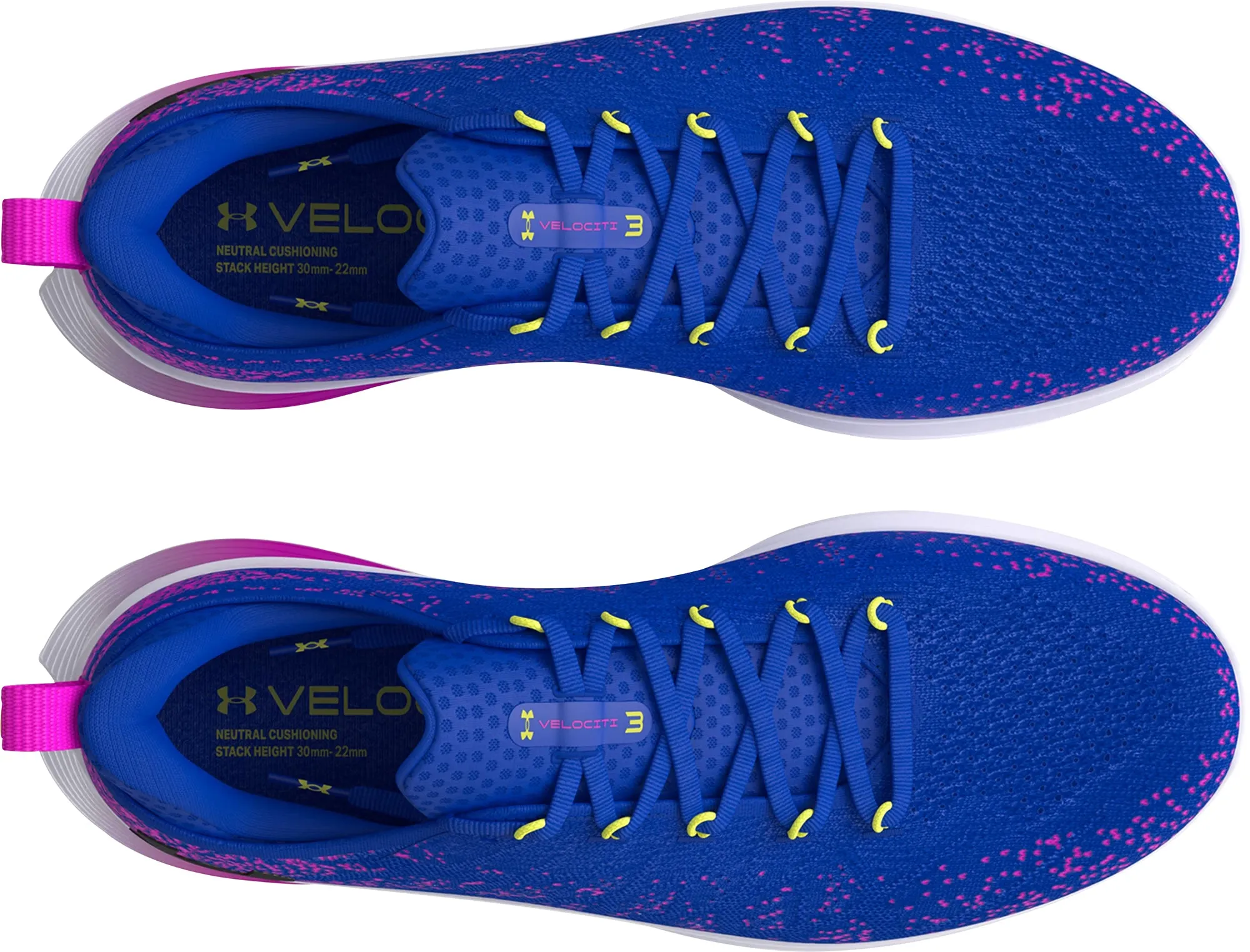 Under Armour Velociti 3 Mens Running Shoes - Blue Waterproof Daily Walk