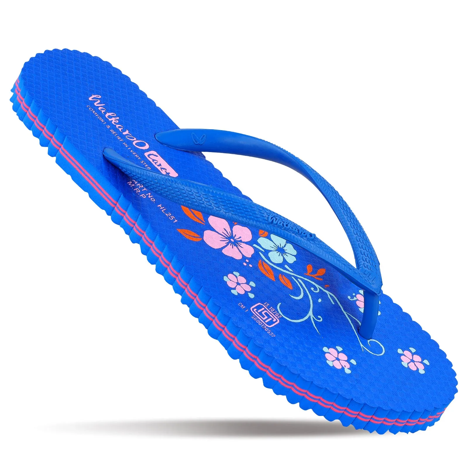 Holiday Comfort Women's Hawai Slippers - H251 Blue
