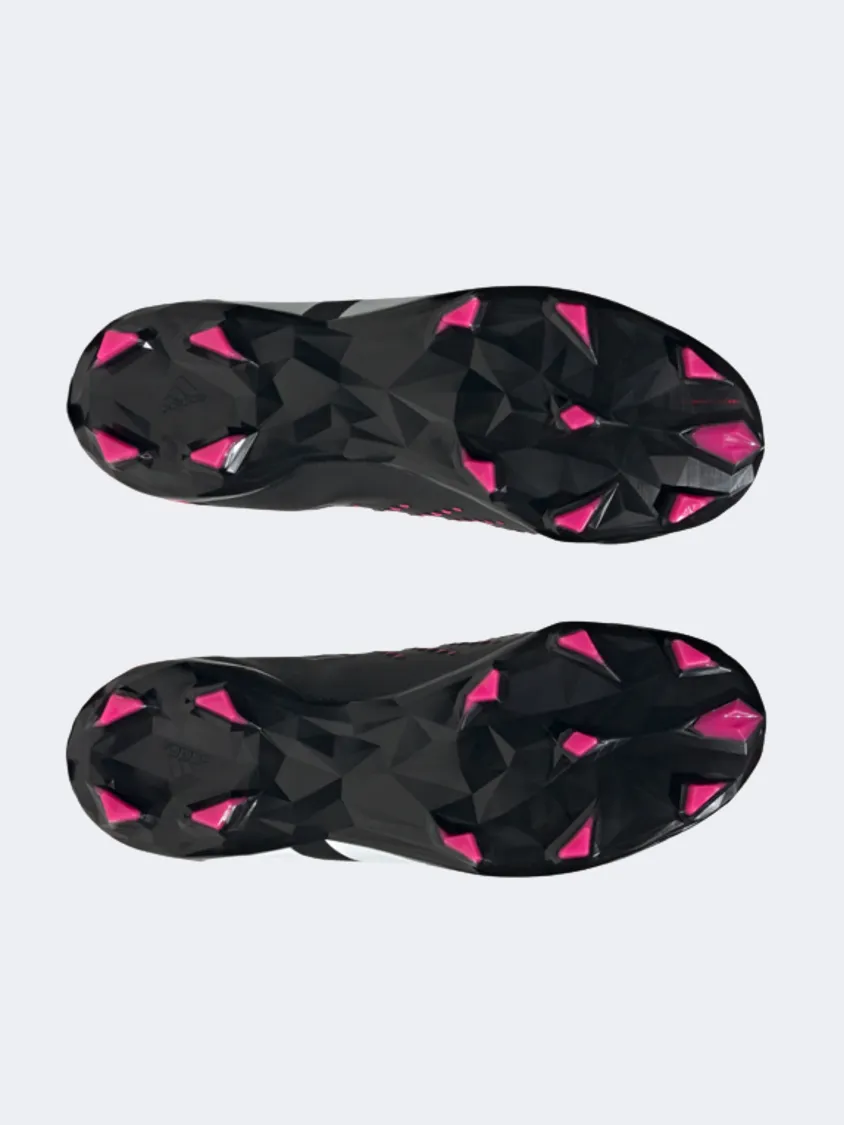 Adidas Predator Accuracy.3 Firm Ground Kids Football Shoes Black/Pink Speed Zone Move Freely