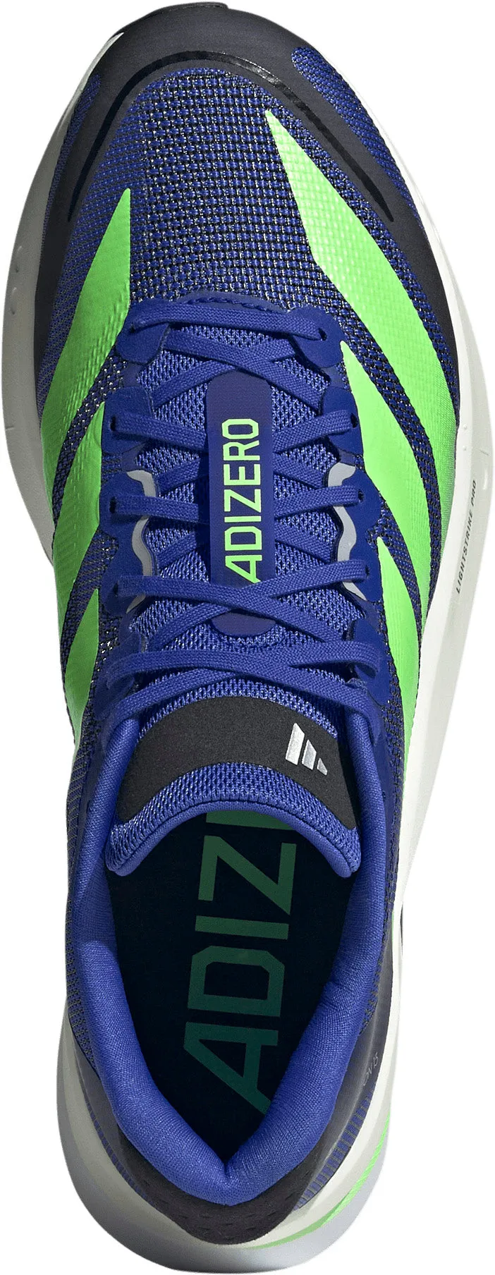 Cushioned Footbed adidas Adizero Boston 13 Mens Running Shoes - Blue