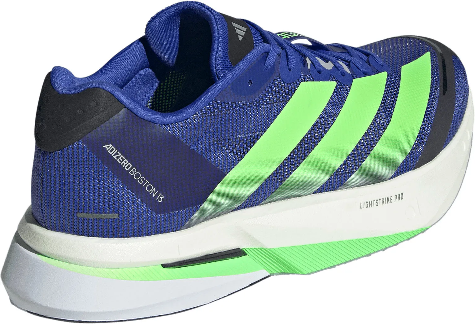adidas Adizero Boston 13 Mens Running Shoes - Blue Anytime Go Reinforced toe
