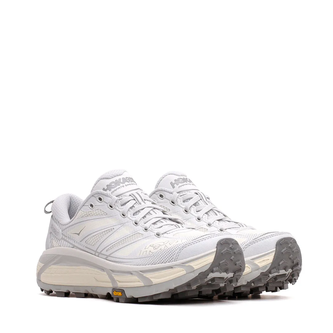 Hoka One One Unisex Mafate Speed 2 Cosmic Grey Alabaster 1126851-CYLB On Trend Lightweight Design