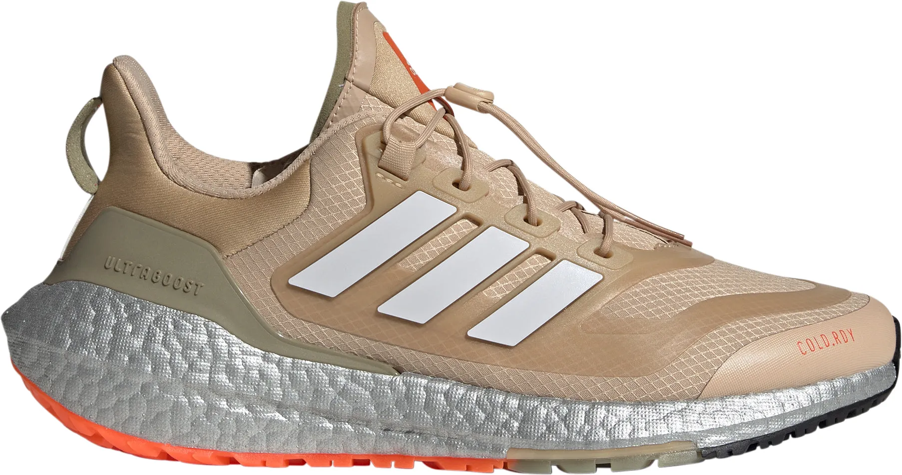 adidas Ultra Boost 22 COLD.RDY 2 Mens Running Shoes - Brown Ventilated Mesh Travel Enthusiasts