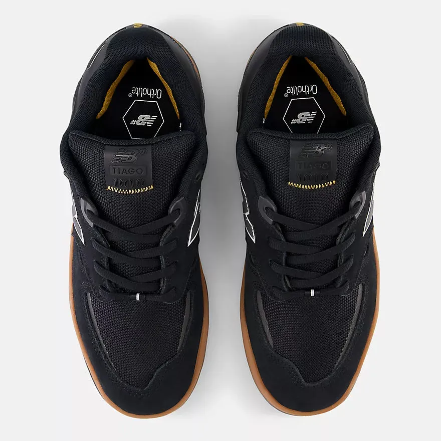 Heritage Style New Balance Numeric 1010 Tiago Lemos Skateboard Shoe - Black With White
