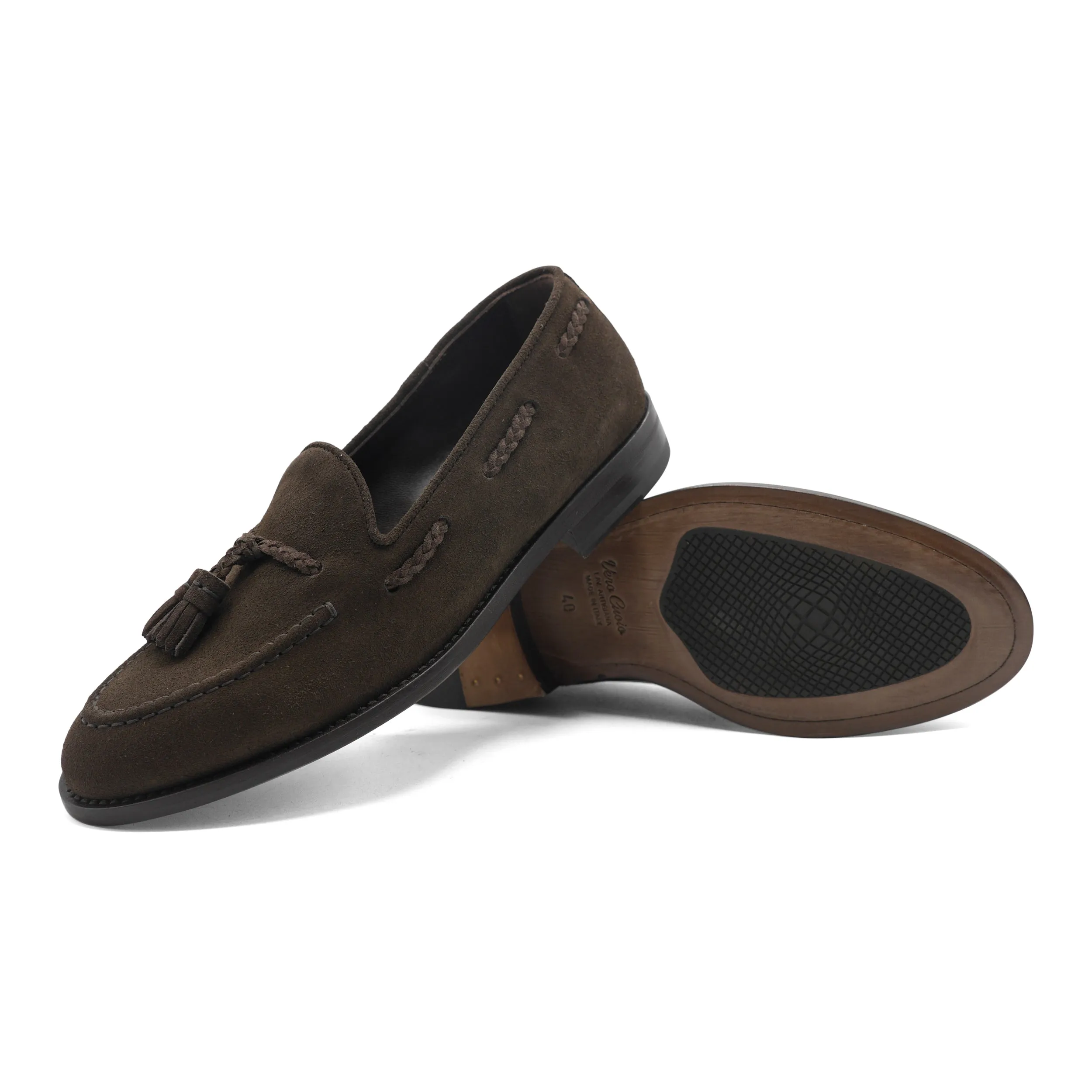 All-season Shoes Arch Hug PM0H2 - Classic Brown Suede Loafer