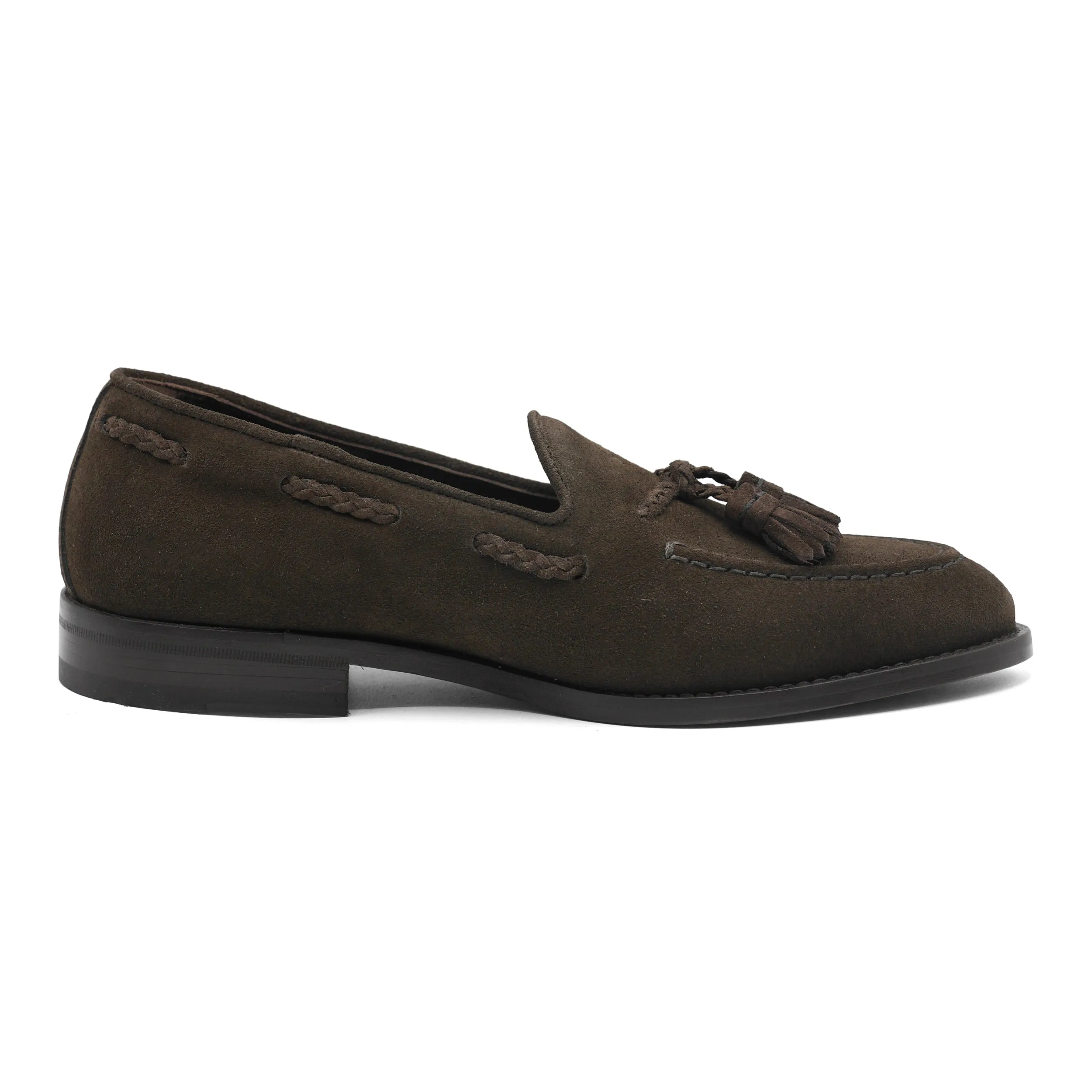 PM0H2 - Classic Brown Suede Loafer Street Vibe