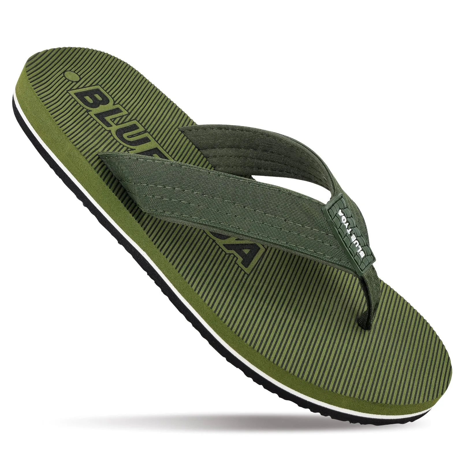 Comfy Step Blue Tyga Men's Flip Flop Thong  - BT4278 Olive