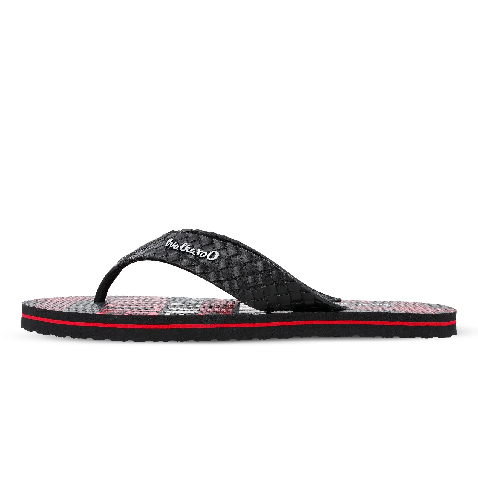 Quick Steps Men's Hawai Slippers - HG166 Red Black