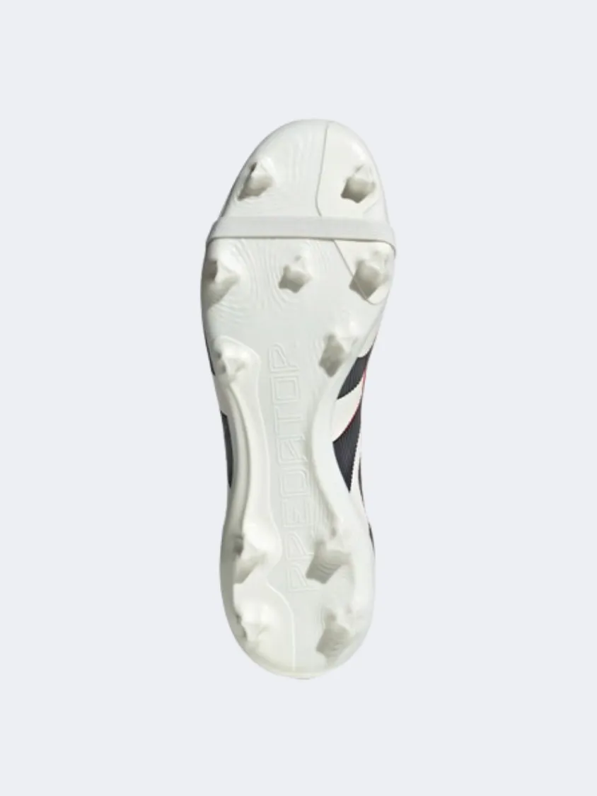 Motion Track Extra Cushion Adidas Predator League Fold Over Tongue Men Football Shoes White/Black/Ruby
