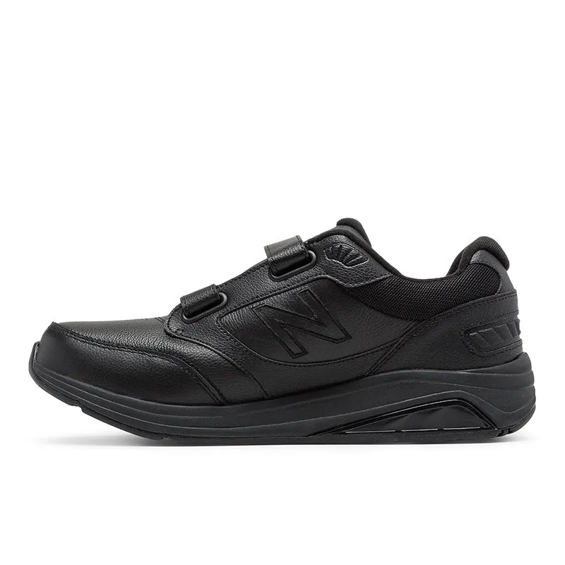 Neutral Colors Sustainable Hook and Loop Leather 928v3 - Black - Men's