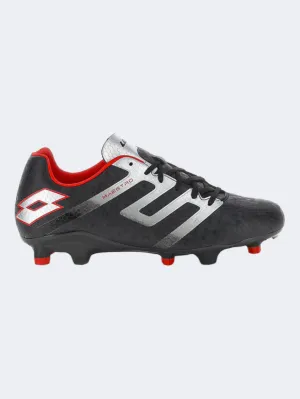 Lotto Maestro 700 Fg Men Football Shoes Black/Silver/Red Control Play Reinforced Arch
