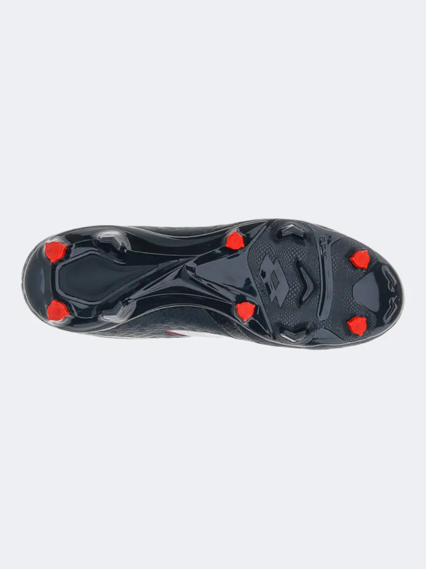 Tactical Moves All Fit Lotto Maestro 700 Fg Men Football Shoes Black/Silver/Red