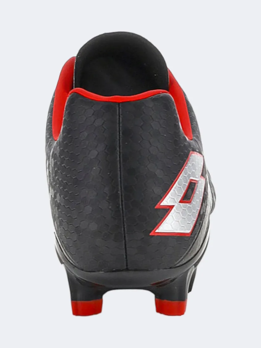 Lotto Maestro 700 Fg Men Football Shoes Black/Silver/Red artificial turf