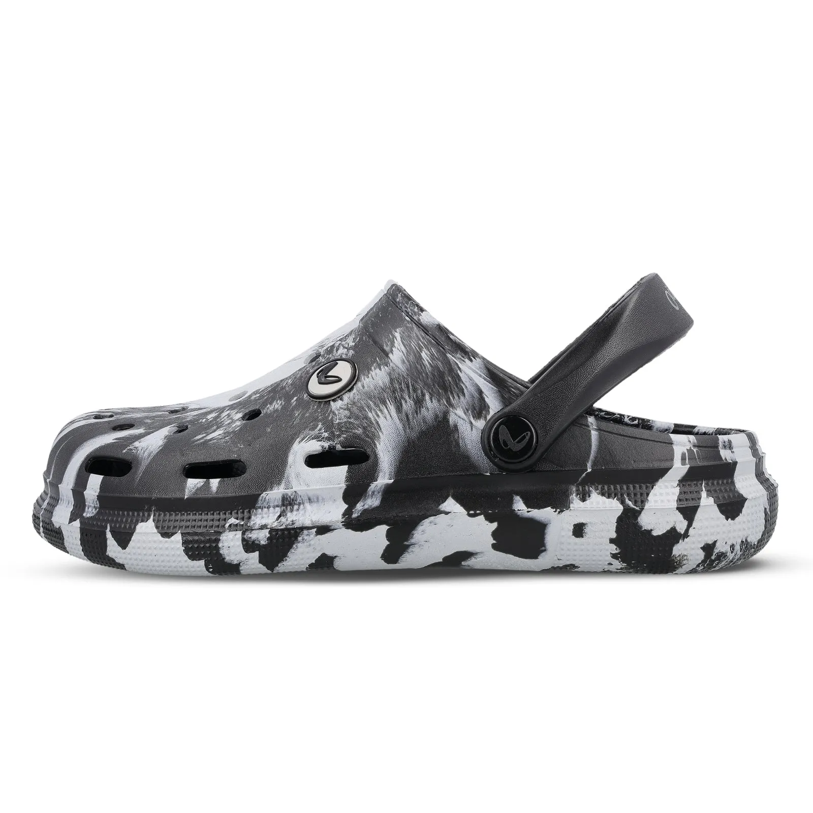 Stylish Sandals for Men Support Feel Men's Clogs  -  WC8778 Grey Black