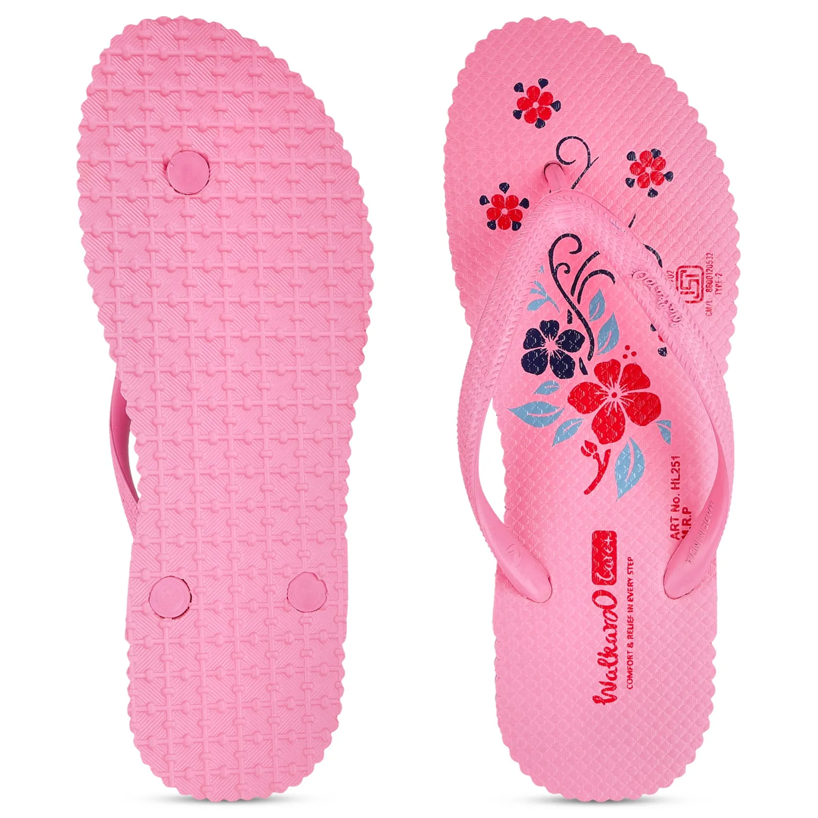 Poolside Fun Women's Care Plus Slippers  - HL251 Pink