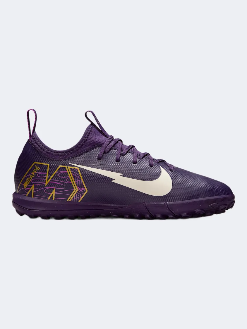 Durable Design Nike Jr. Mercurial Vapor 16 Academy Kylian Mbappe Fg Gs-Unisex Football Shoes Purple/Ivory