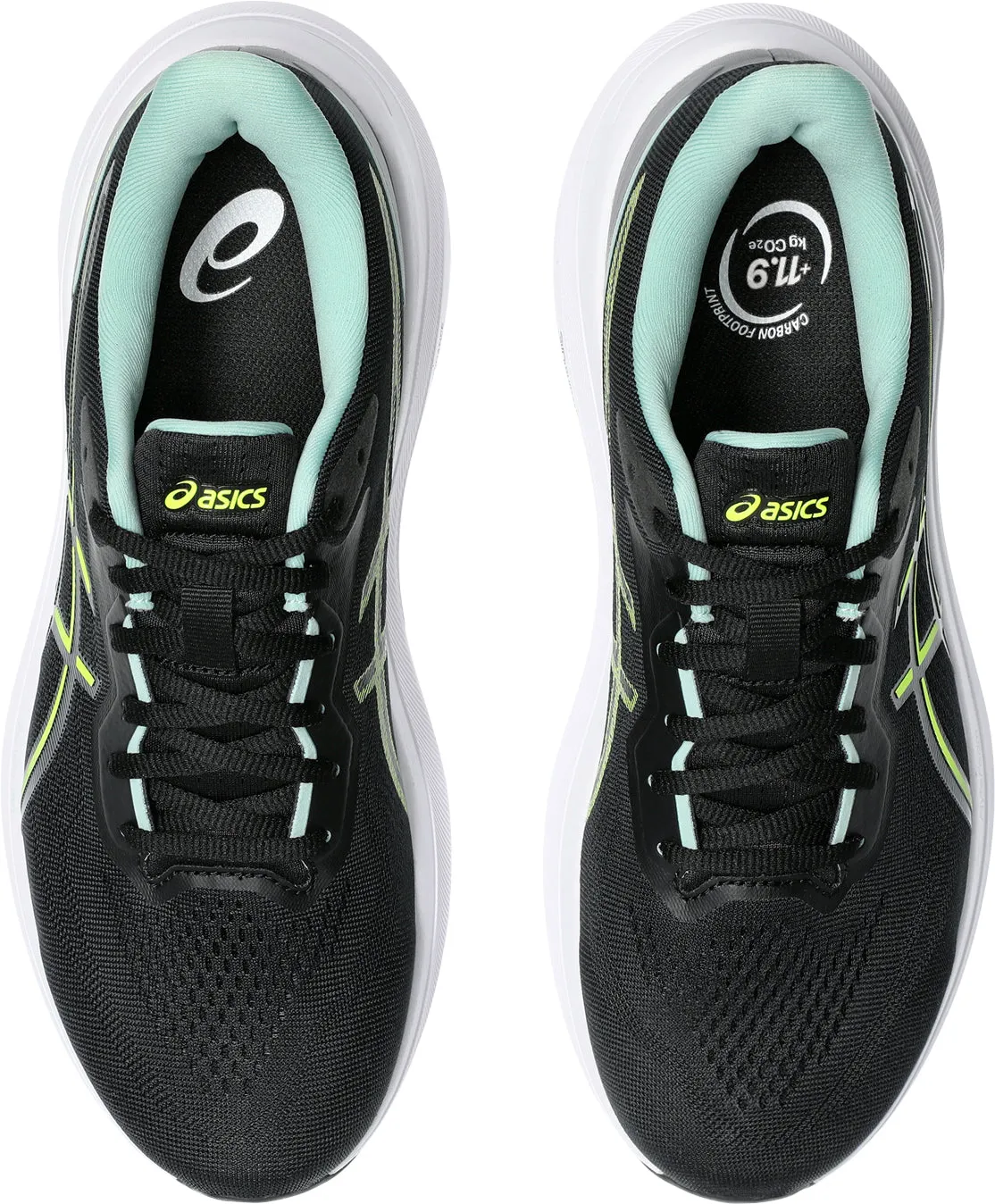 Red Glow Asics GT 1000 13 Mens Running Shoes - Black