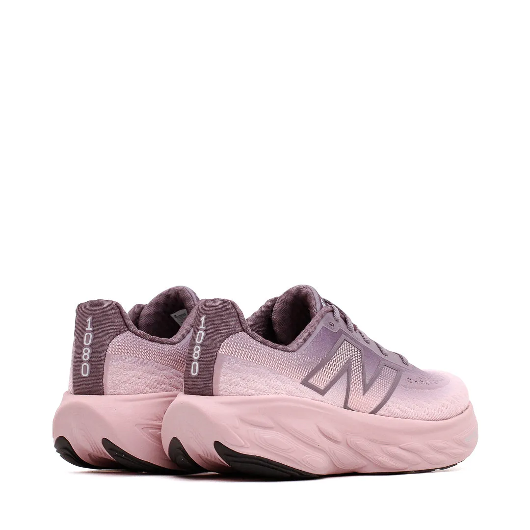 Durable Material Fresh Tone New Balance Women Fresh Foam X 1080v14 Dark Ice Wine W108014C