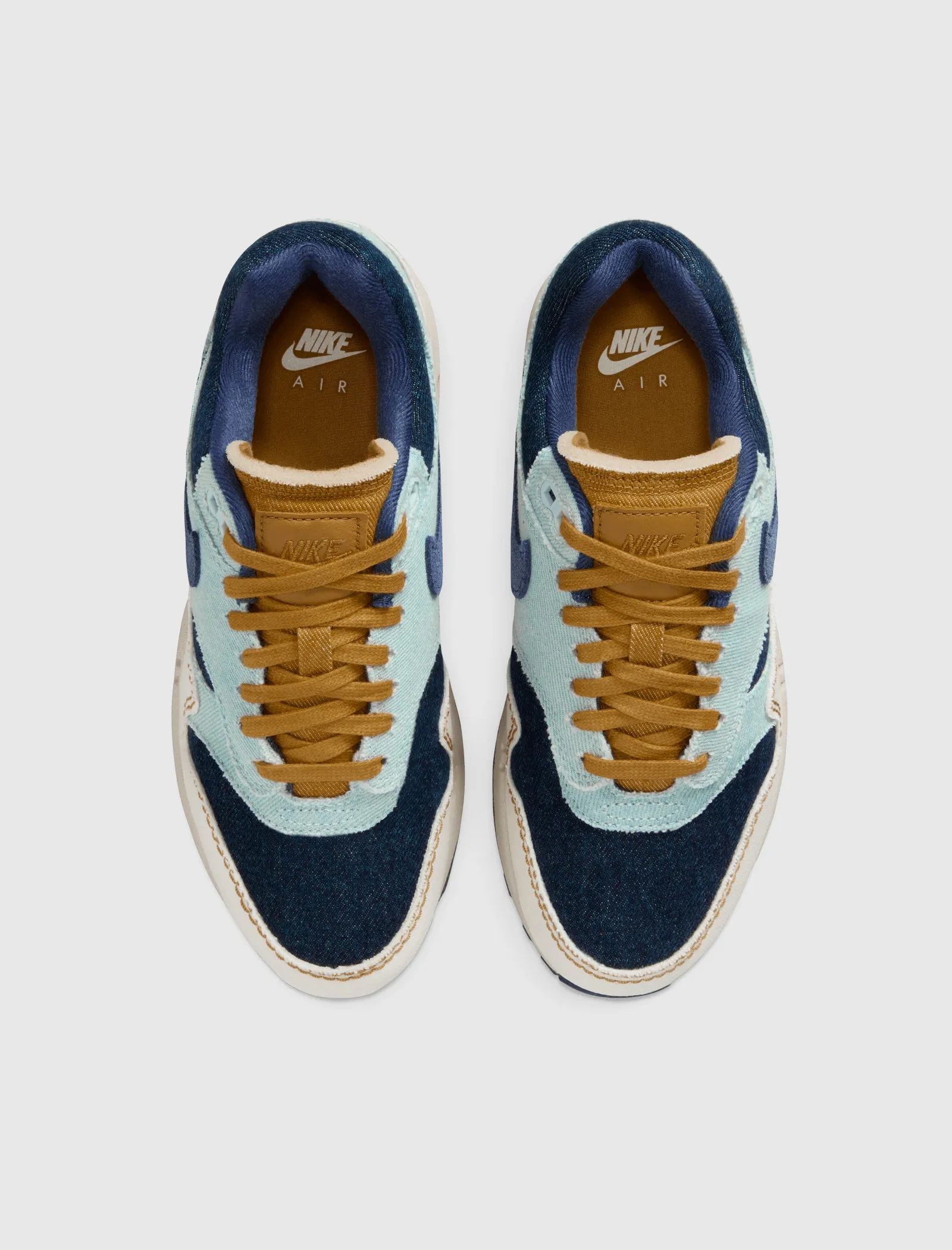 French Soft WOMEN'S AIR MAX 1 '87 "AURA/MIDNIGHT NAVY/ PALE IVORY"