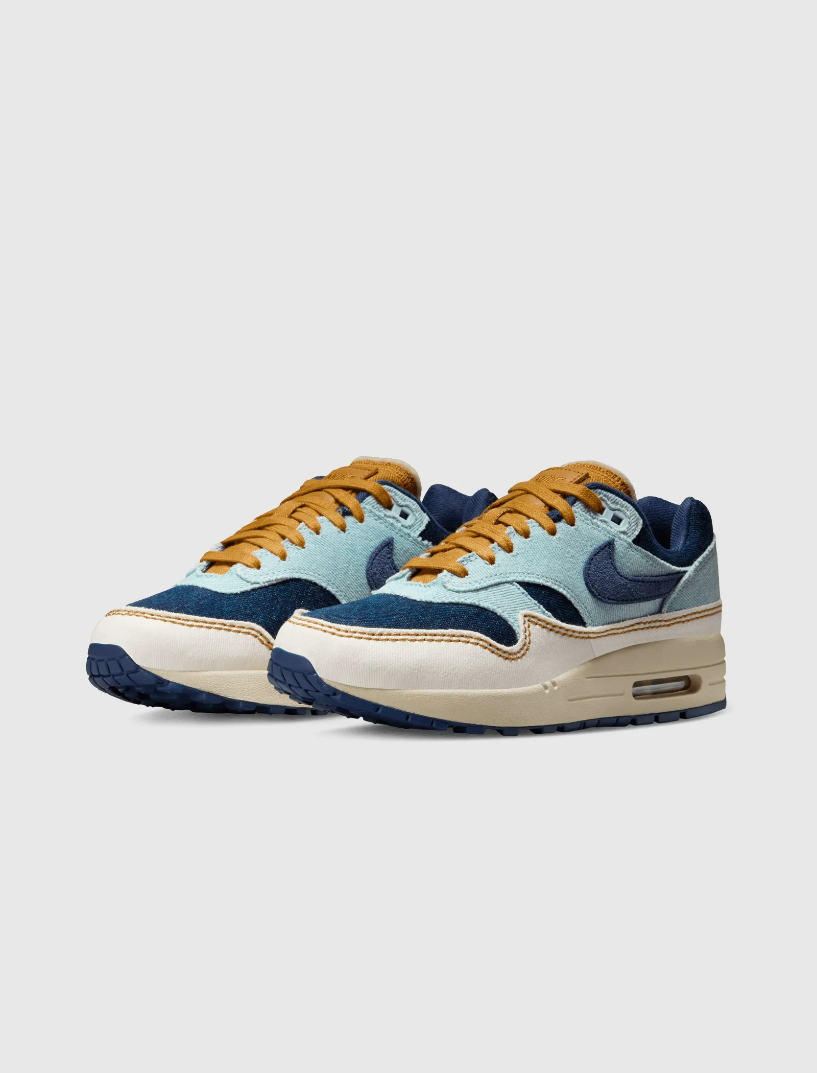 WOMEN'S AIR MAX 1 '87 "AURA/MIDNIGHT NAVY/ PALE IVORY" Resort Mood Event Mode