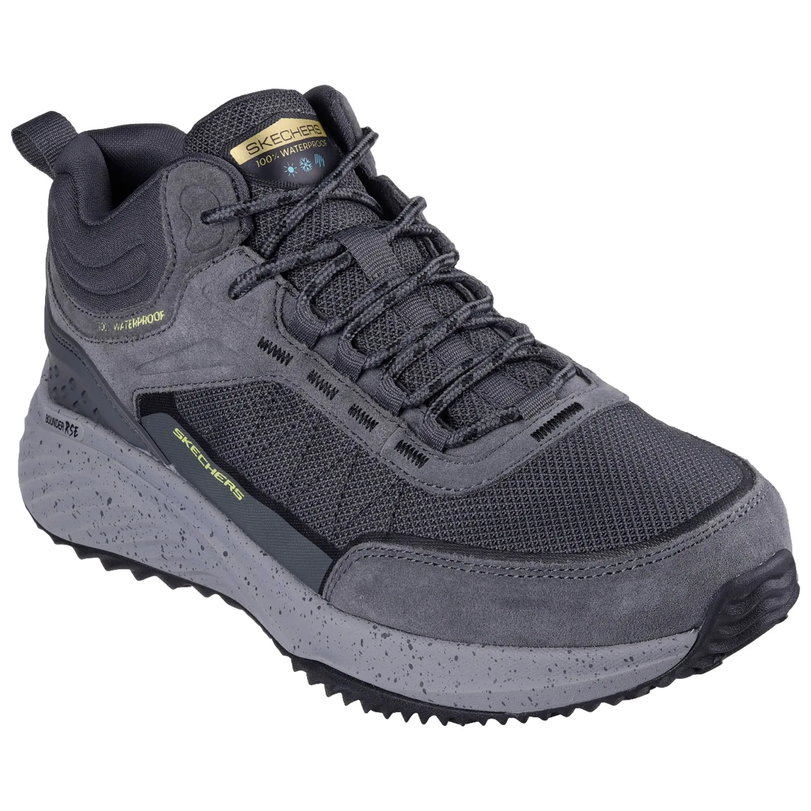 Stage Pop Stone Glam Skechers Mens Bounder RSE Brekor Walking Boots