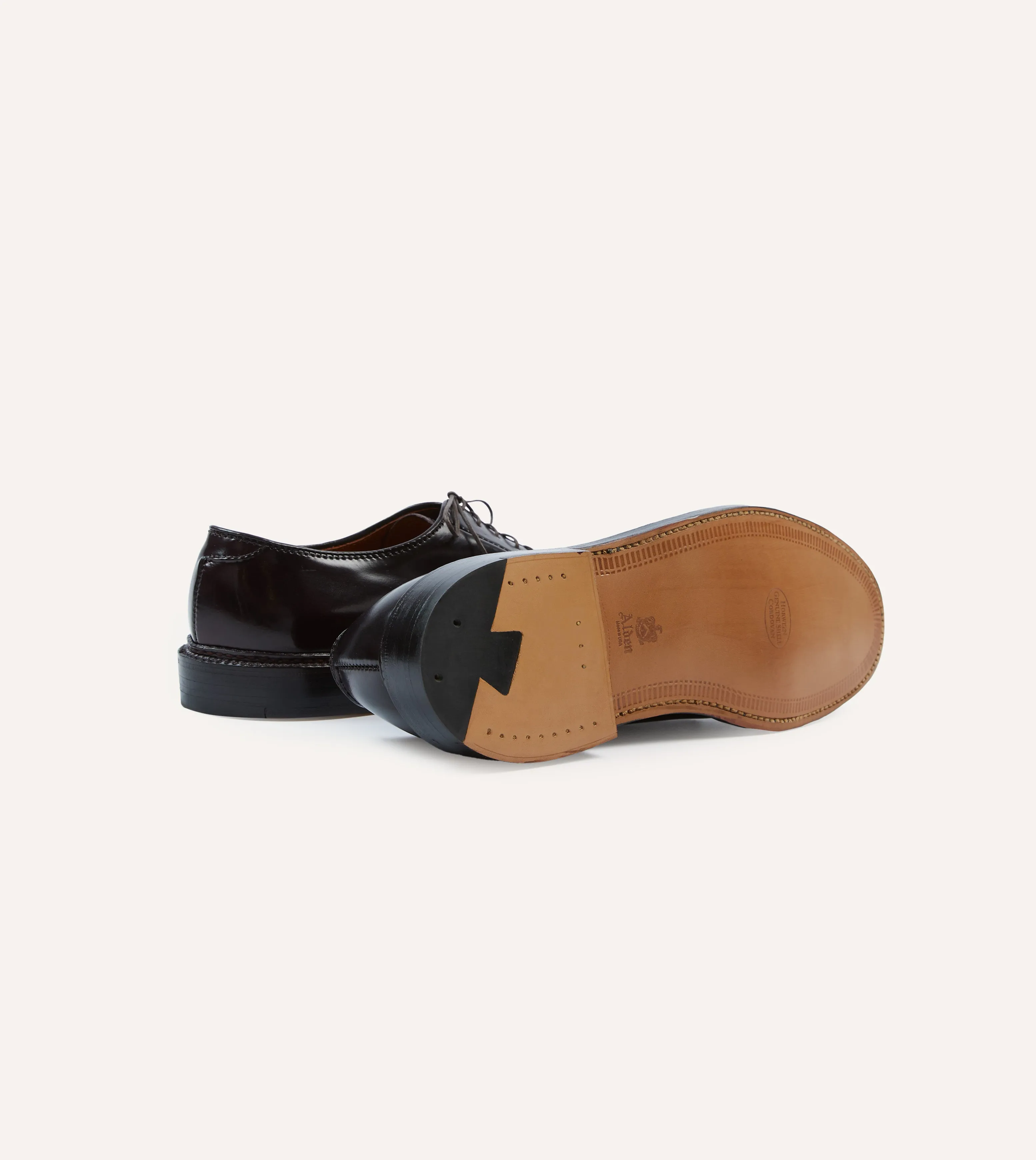 Alden Colour 8 Cordovan Plain Toe Blucher Smart Fit Comfort