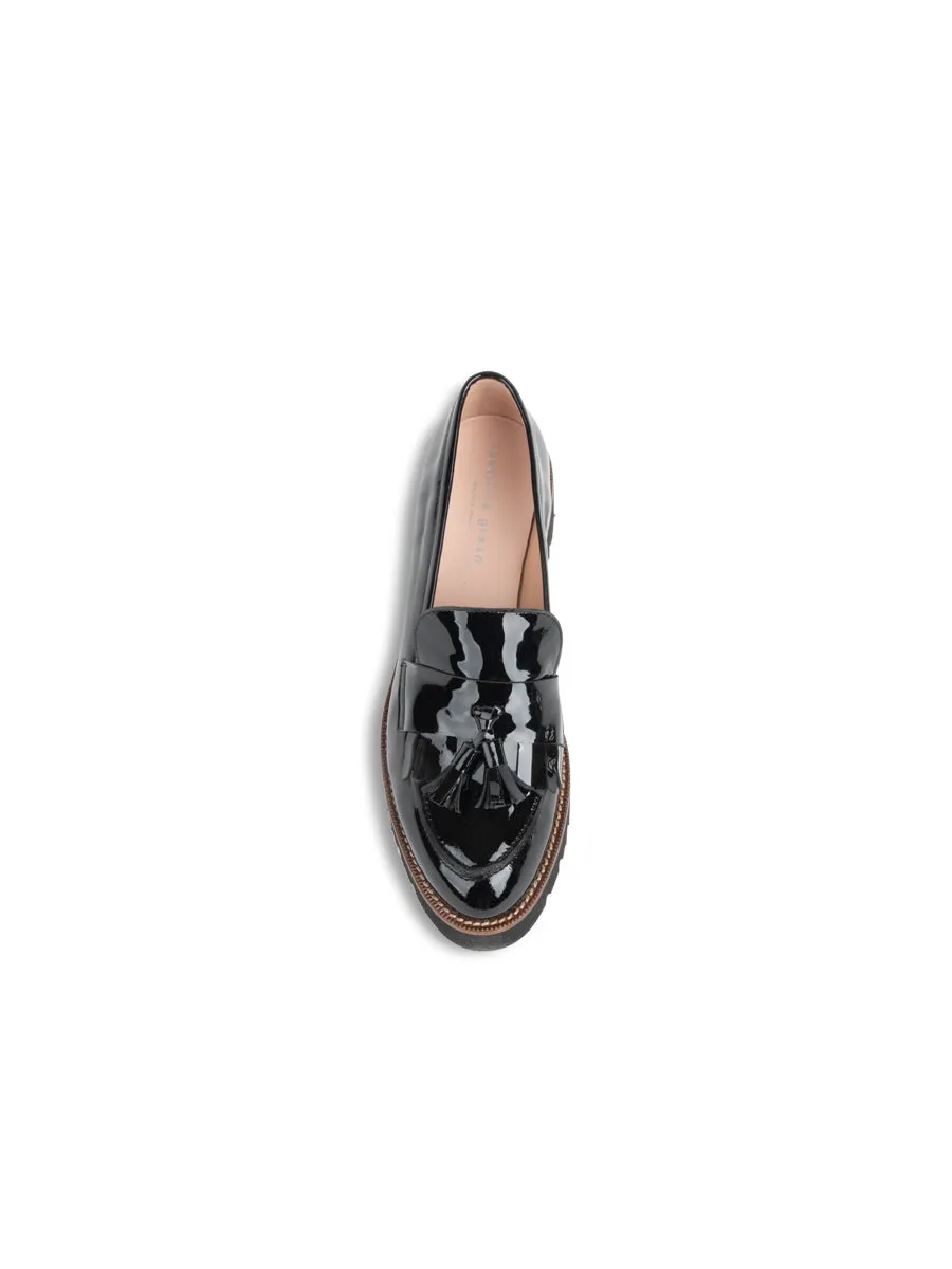 velcro Beckham Tassel Lug Loafer