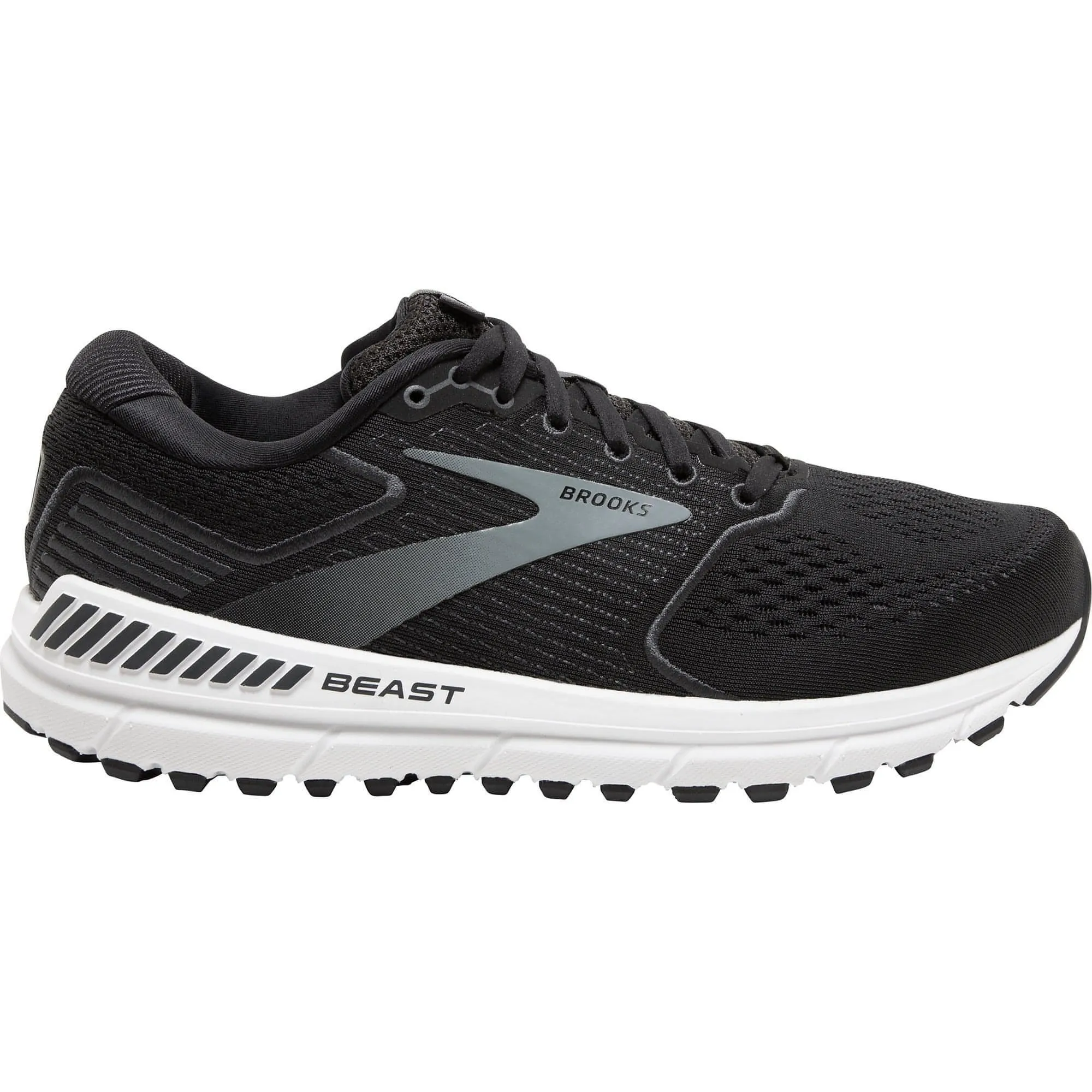 Bounce Edge Brooks Beast 20 WIDE FIT Mens Running Shoes - Black