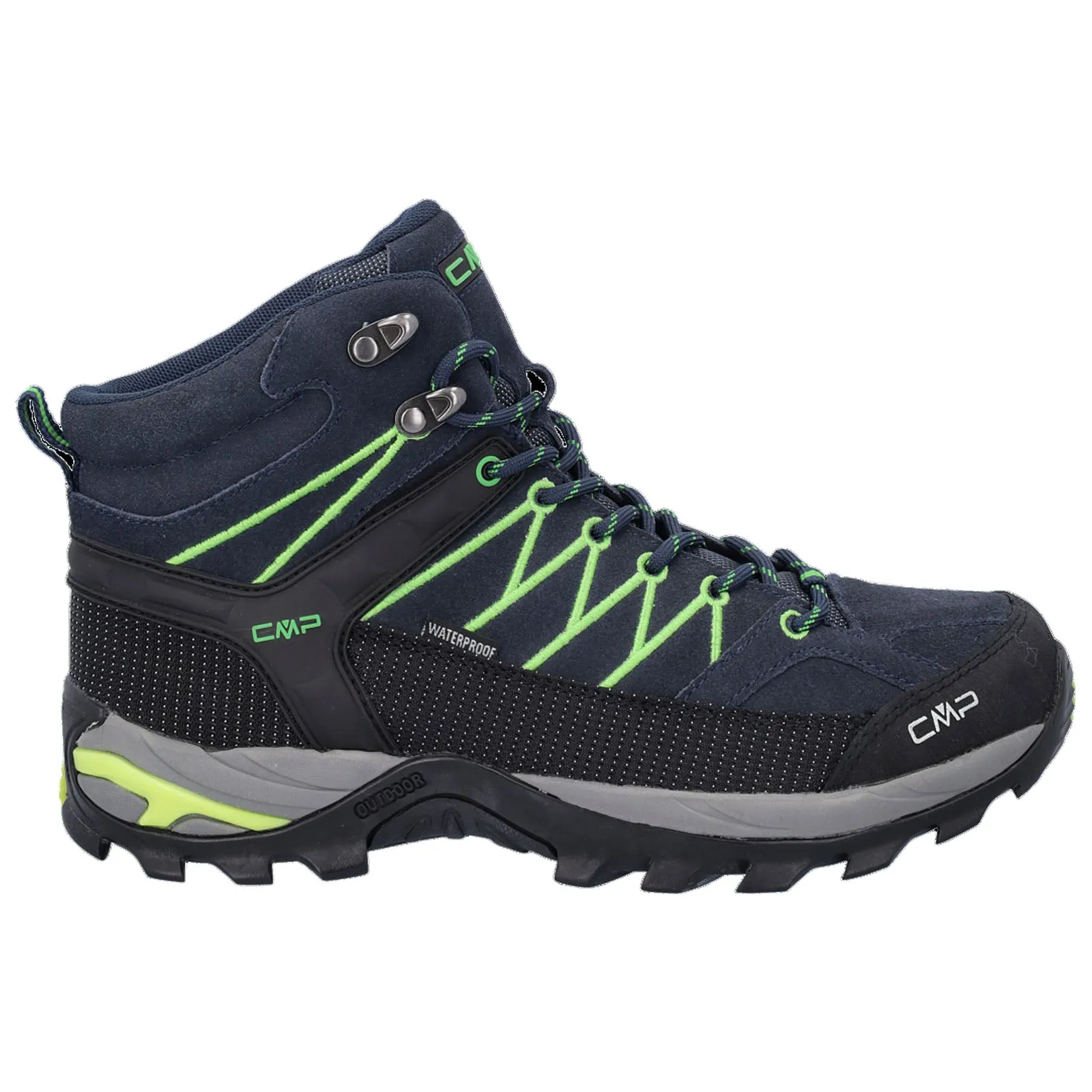 CMP Mens Rigel Waterproof Hiking Boots Block Walk Fitness