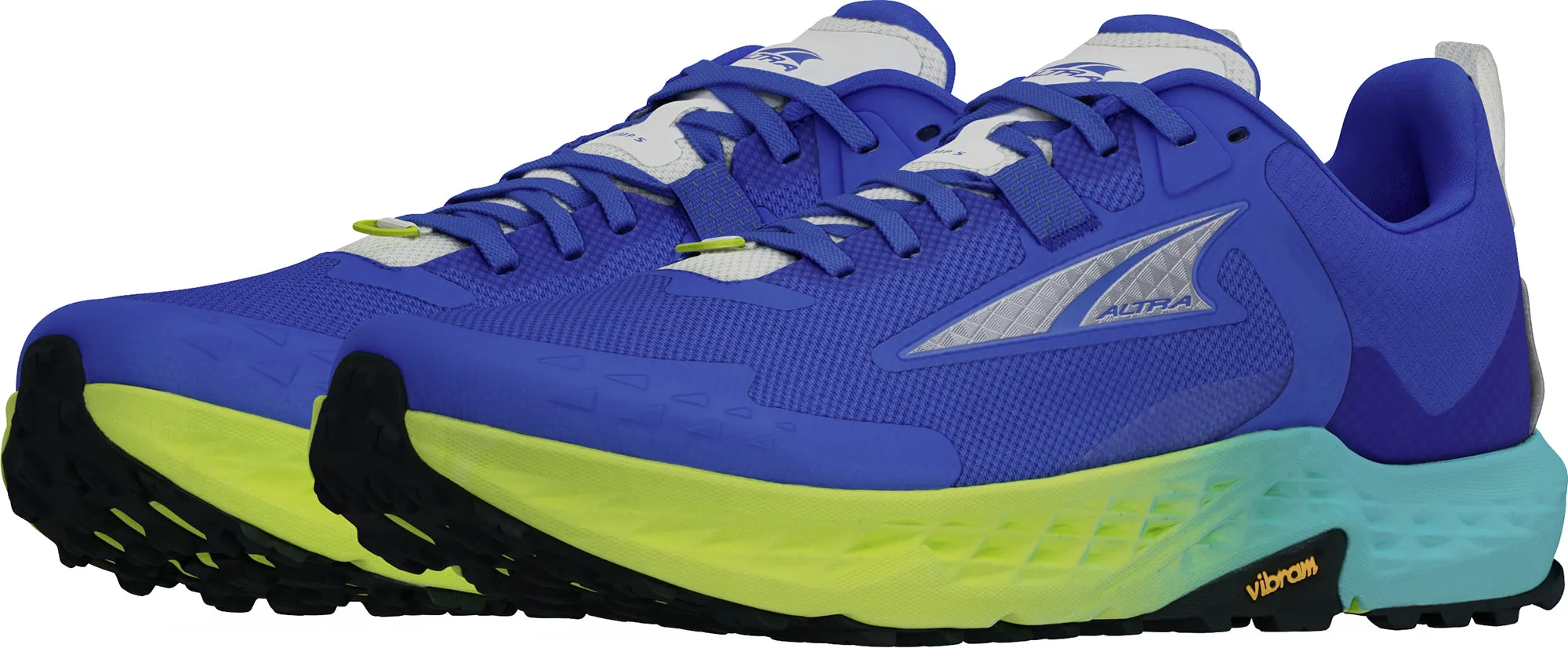 School Day Comfort toe Altra Timp 5 Mens Trail Running Shoes - Blue