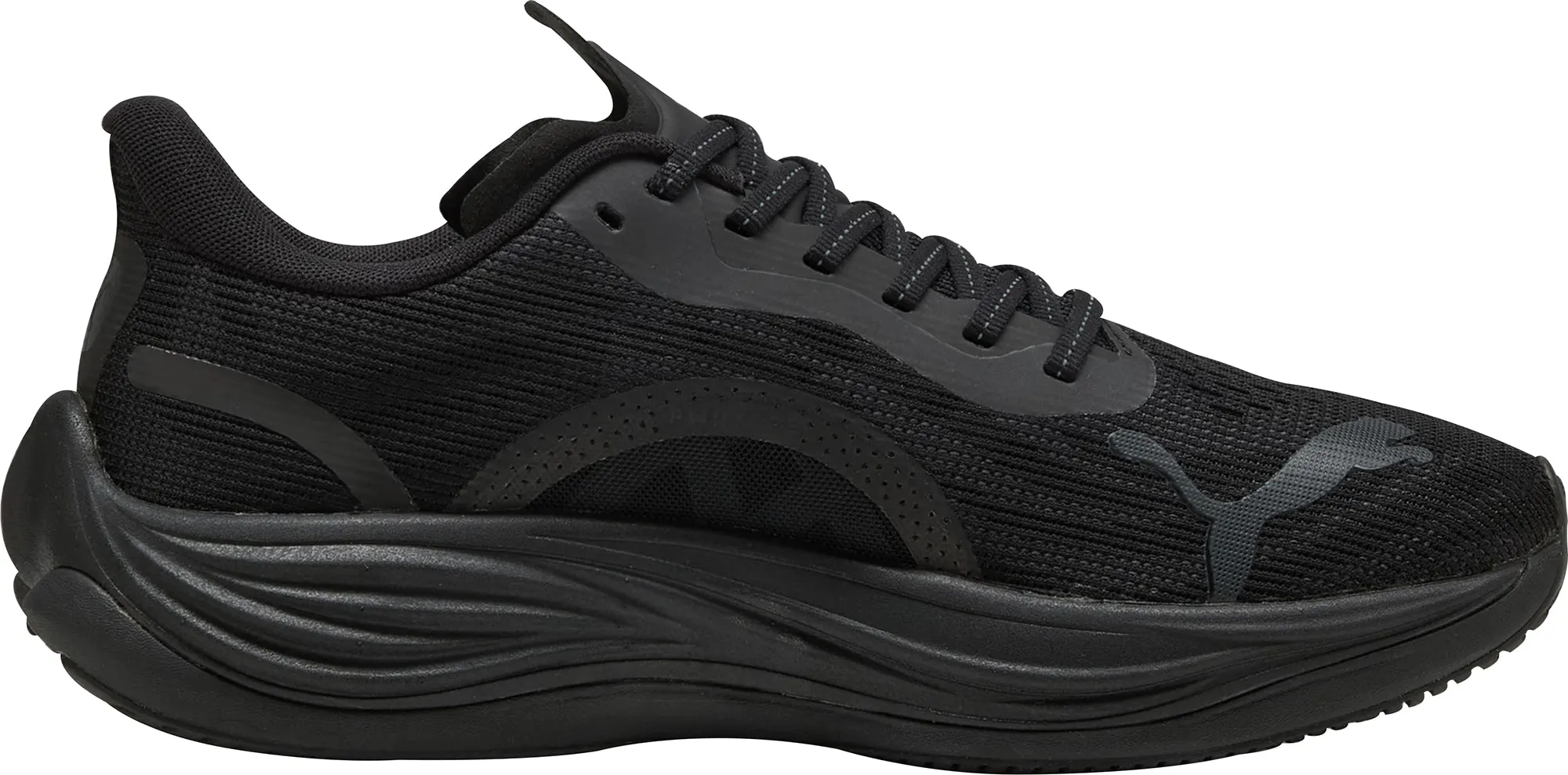 High Top Puma Velocity Nitro 3 Mens Running Shoes - Black