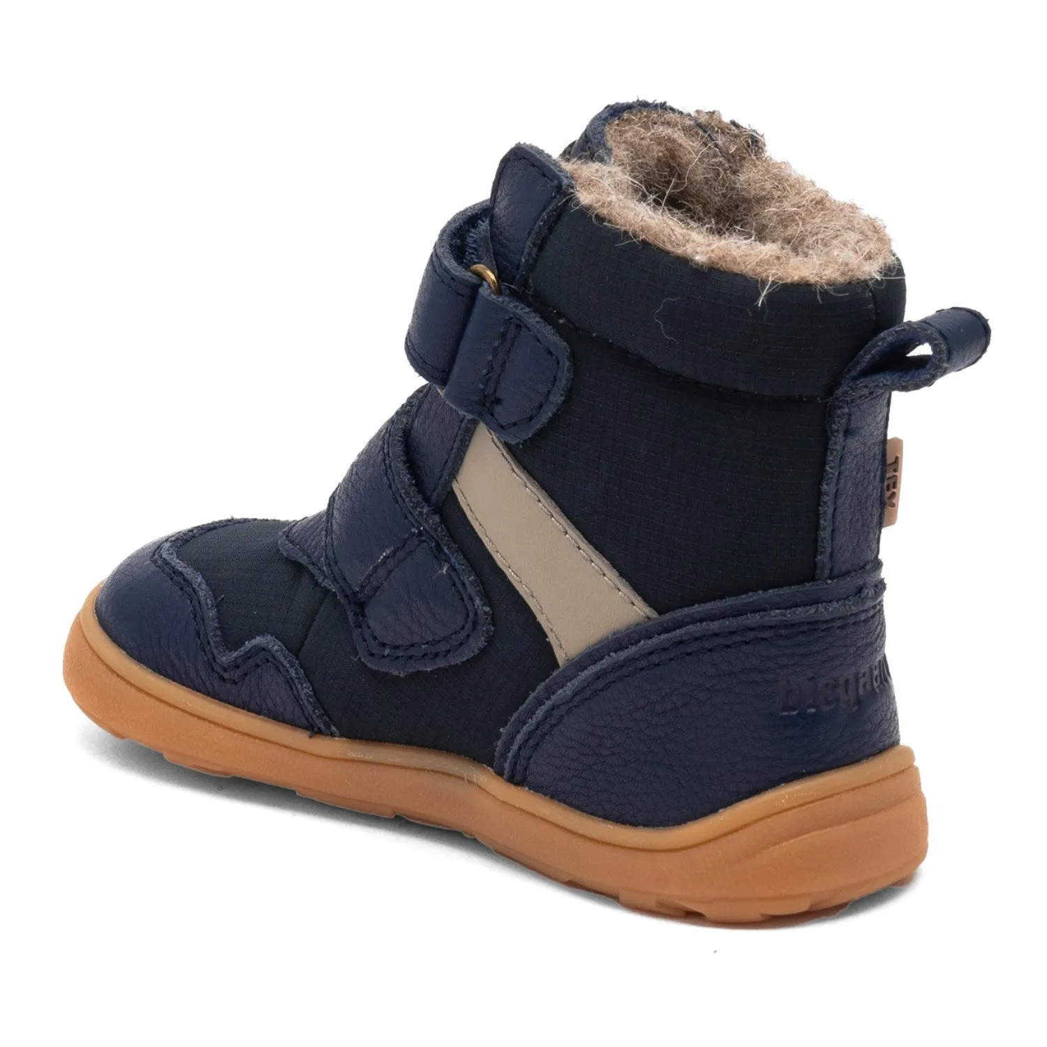 Bisgaard Navy Barefoot Timo Tex Cold Footwear Protection Snow Winter Mountain Trek