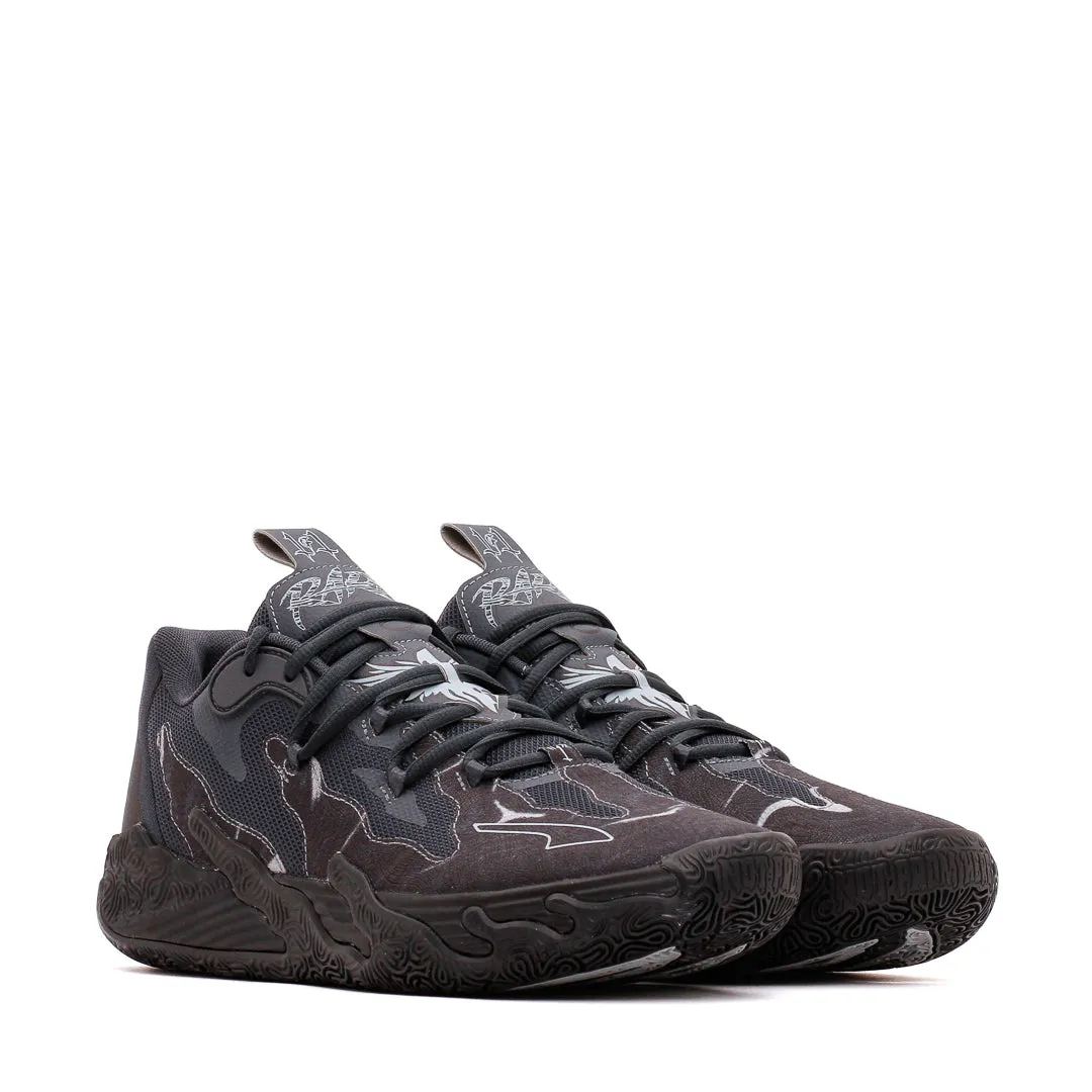 Puma Basketball Men LaMelo Ball MB.03 Lo Team Black Grey 310519-03 Traction Fit